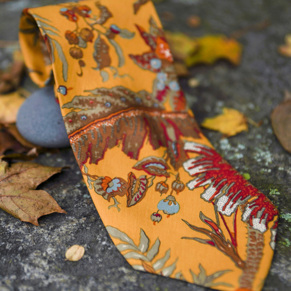 Cesarani Hand finished USA Silk Necktie Tie
